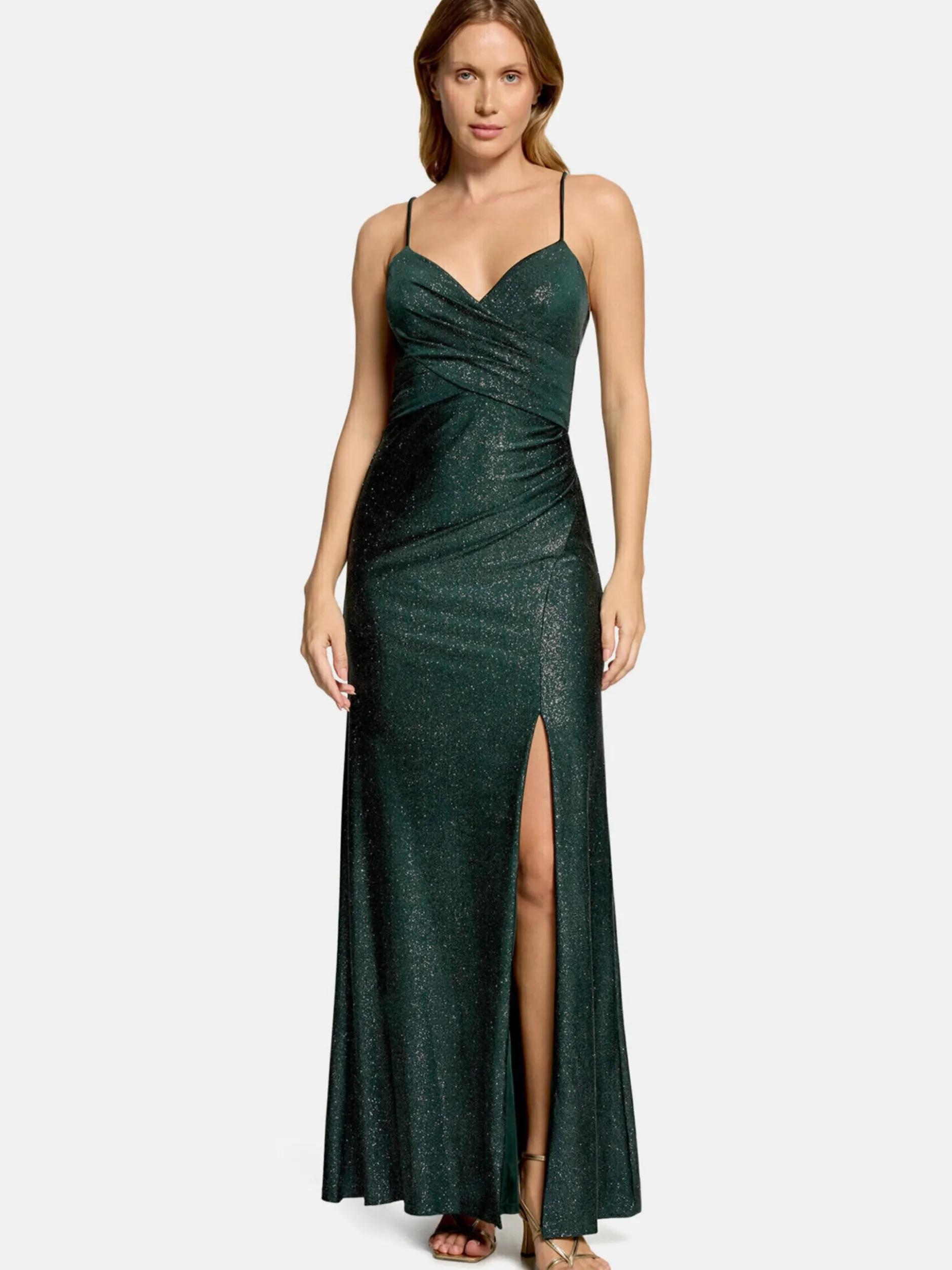 Vera Mont Damen Abendkleid in grün
