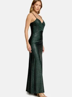 Vera Mont Damen Abendkleid in grün
