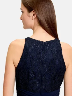 Vera Mont Damen Abendkleid in lind blau