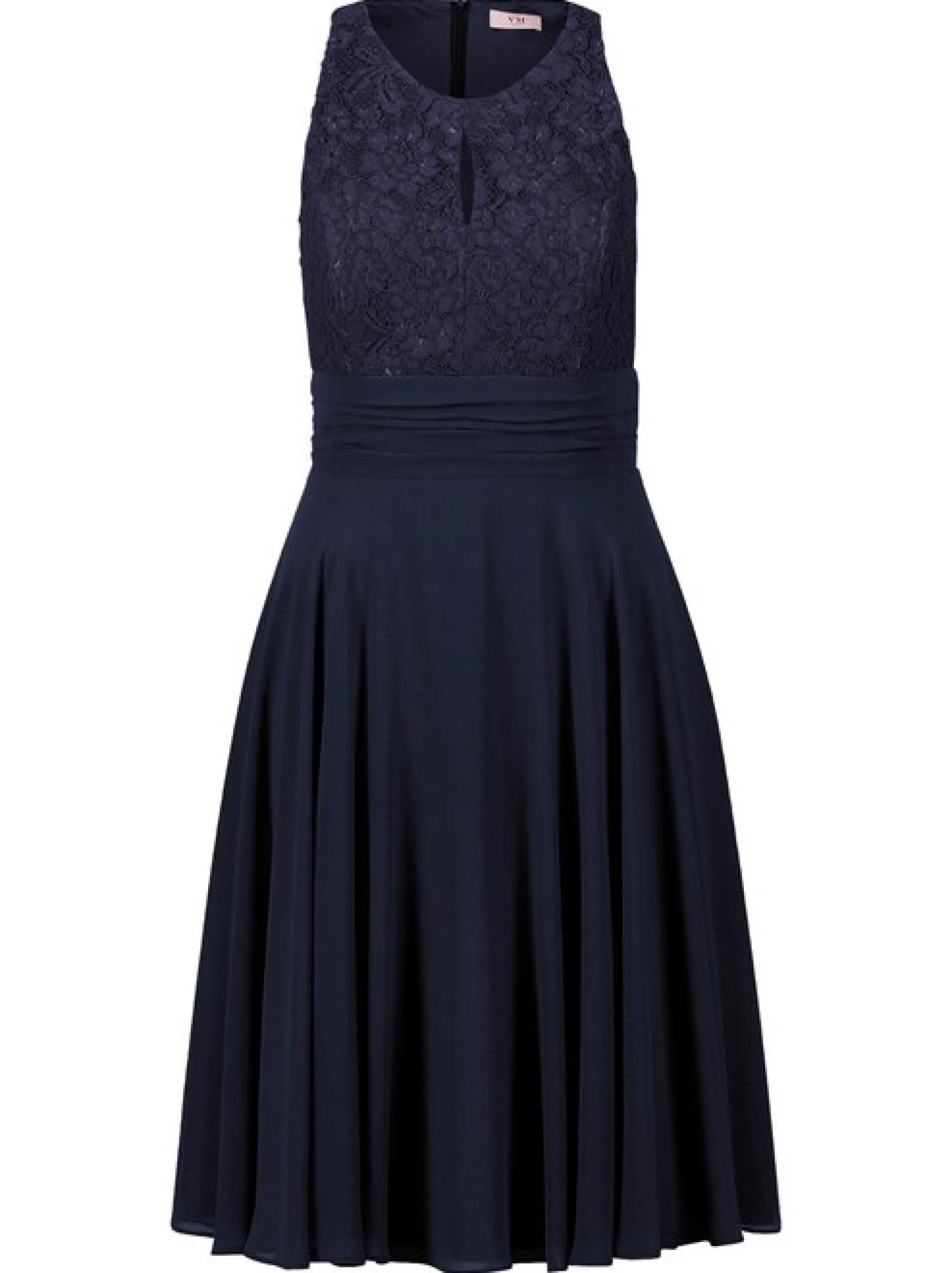 Vera Mont Damen Abendkleid in lind blau