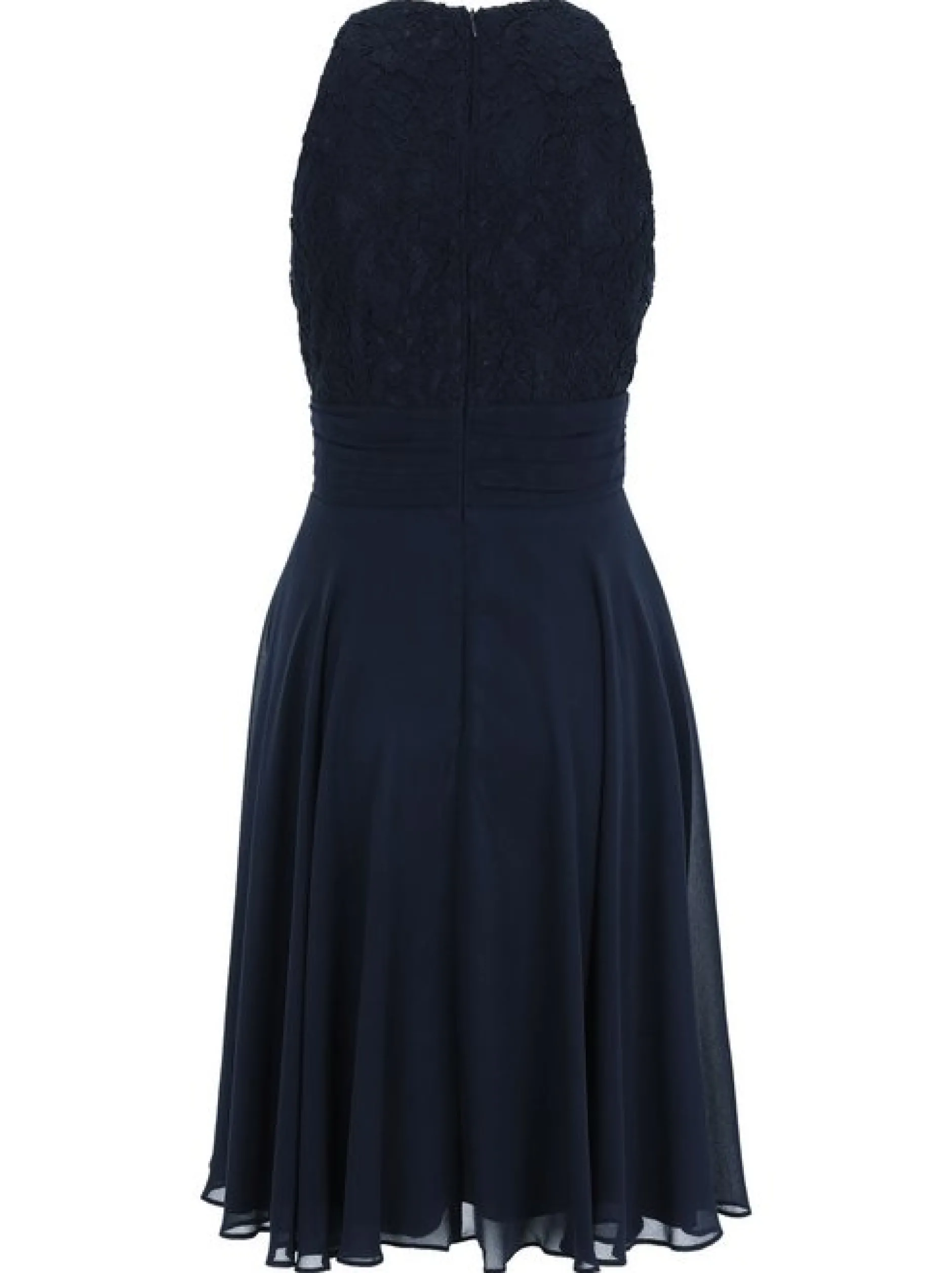 Vera Mont Damen Abendkleid in lind blau