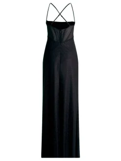 Vera Mont Damen Abendkleid in marine mehrfarbig