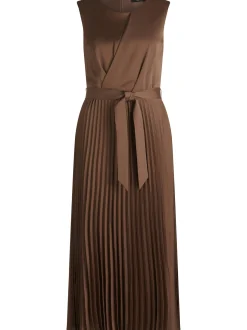 Vera Mont Damen Abendkleid in mocca - Ärmel: ohne Arm
