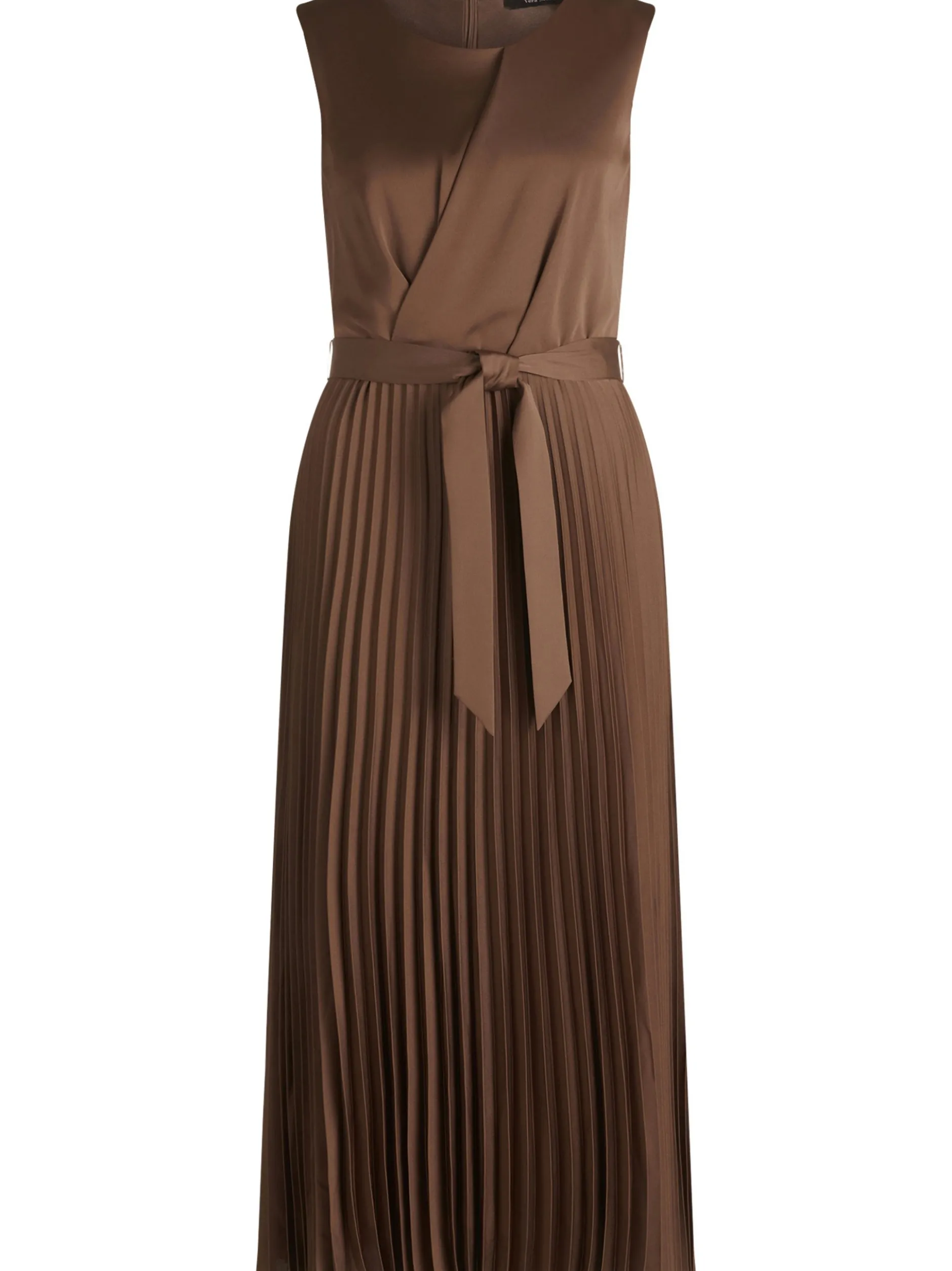 Vera Mont Damen Abendkleid in mocca - Ärmel: ohne Arm