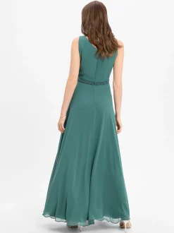 Vera Mont Damen Abendkleid in smaragd - Ärmel: ohne Arm
