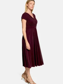Vera Mont Damen Cocktailkleid in aubergine