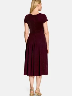 Vera Mont Damen Cocktailkleid in aubergine
