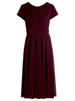 Vera Mont Damen Cocktailkleid in aubergine