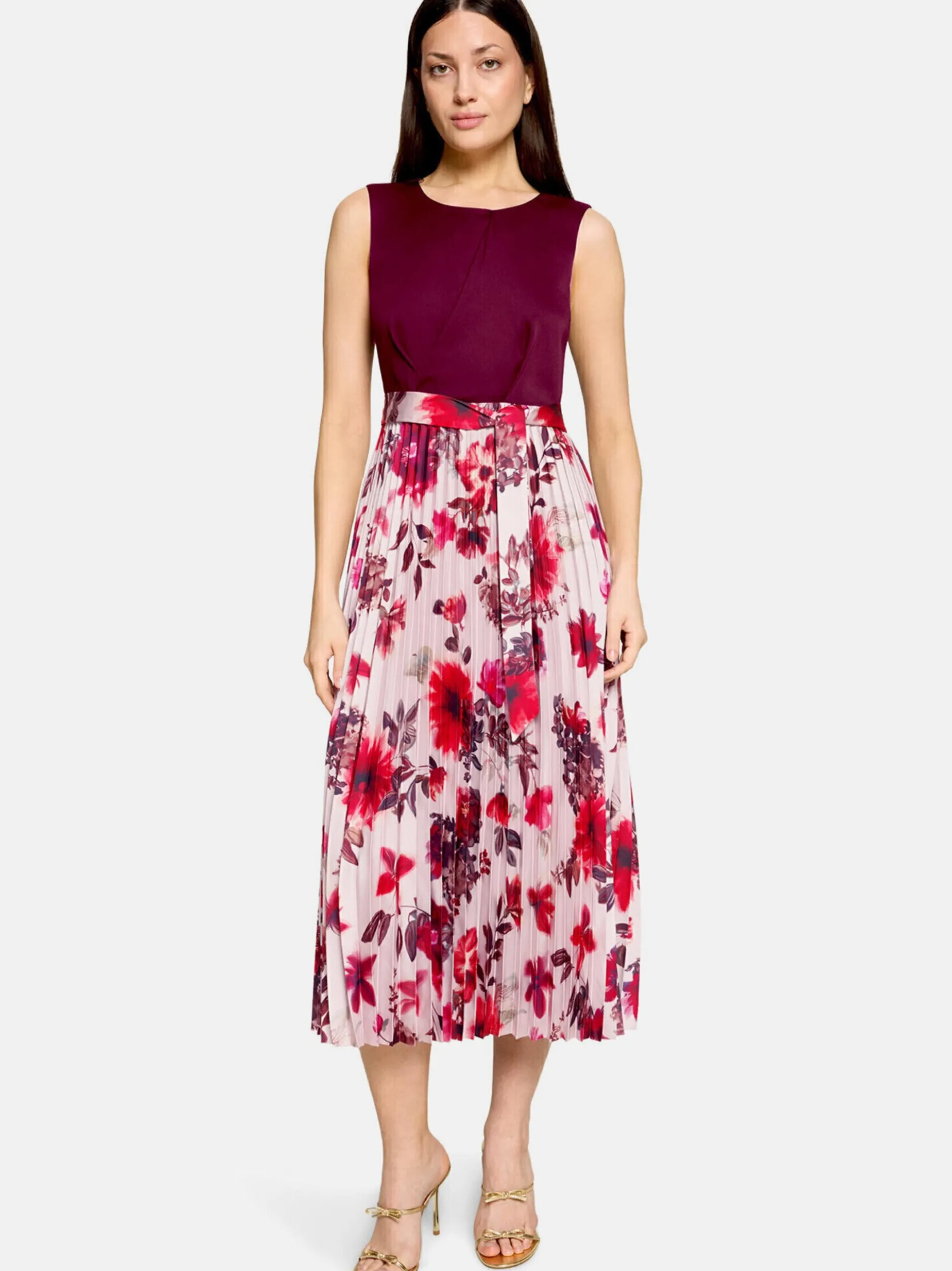 Vera Mont Damen Cocktailkleid in bordeaux