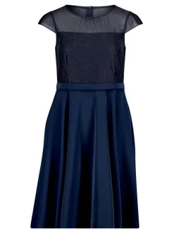 Vera Mont Damen Cocktailkleid in marine blau