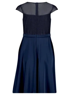 Vera Mont Damen Cocktailkleid in marine blau