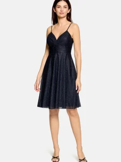 Vera Mont Damen Cocktailkleid in marine mehrfarbig