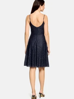 Vera Mont Damen Cocktailkleid in marine mehrfarbig