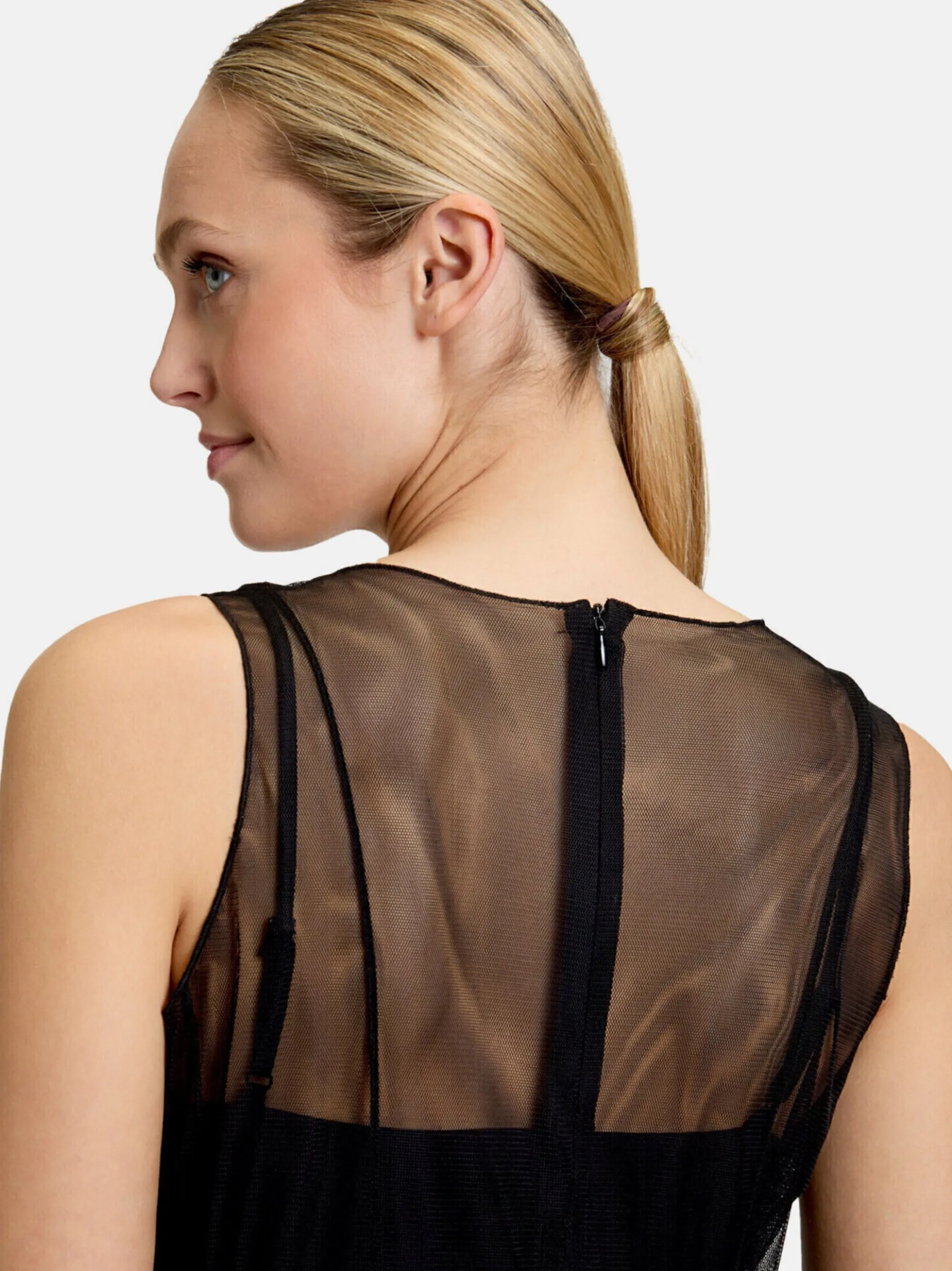 Vera Mont Damen Cocktailkleid in schwarz