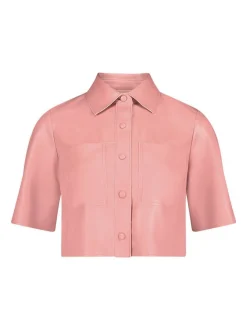Vera Mont Damen Kunstleder-Jacke in altrosa