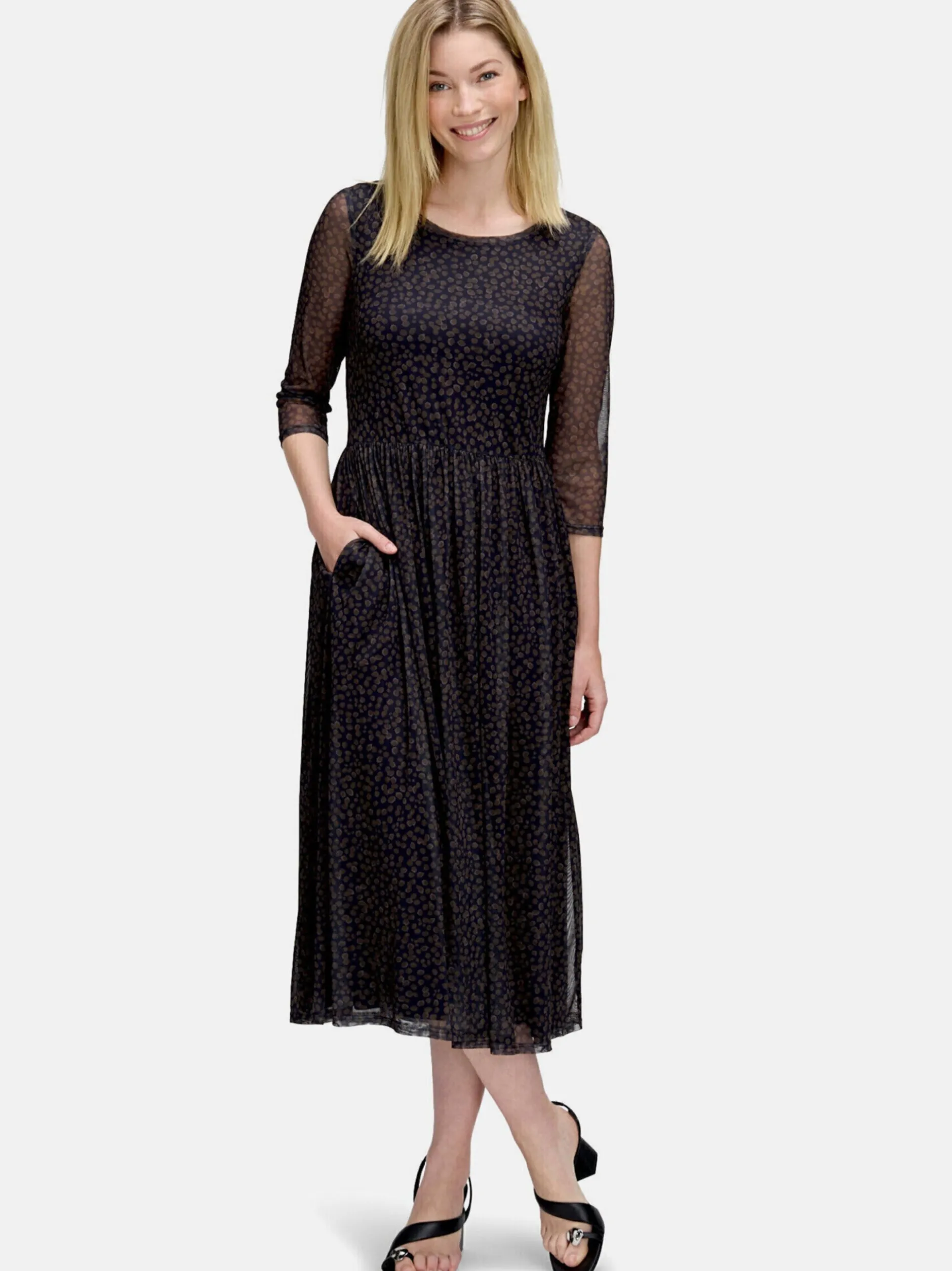 Vera Mont Damen Maxikleid in mehrfarbig