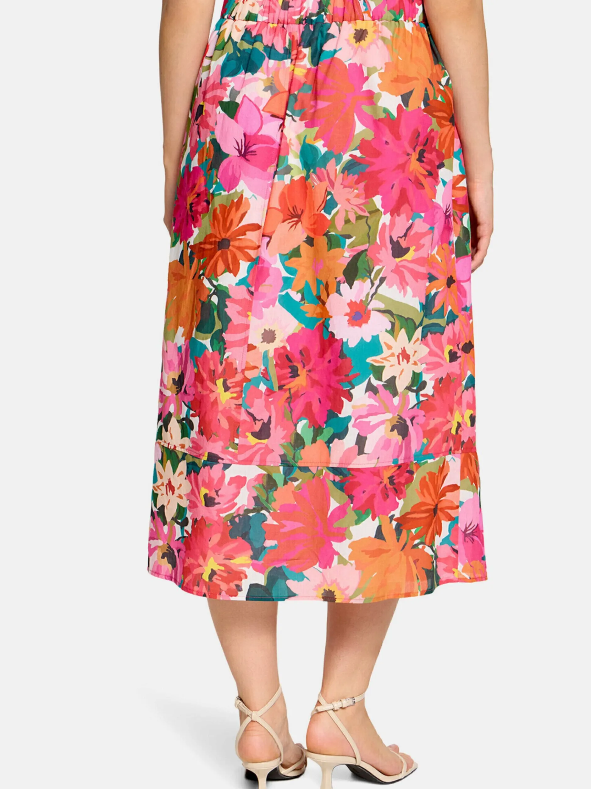 Vera Mont Damen Midirock in mehrfarbig