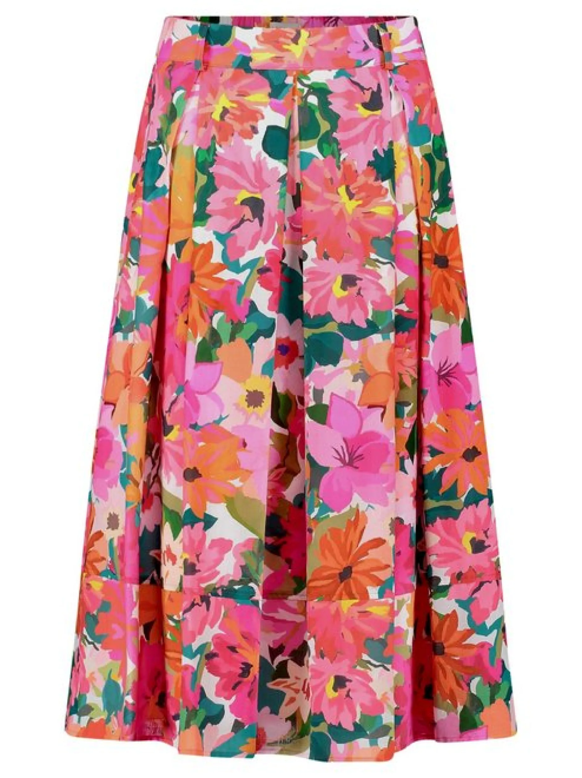 Vera Mont Damen Midirock in mehrfarbig