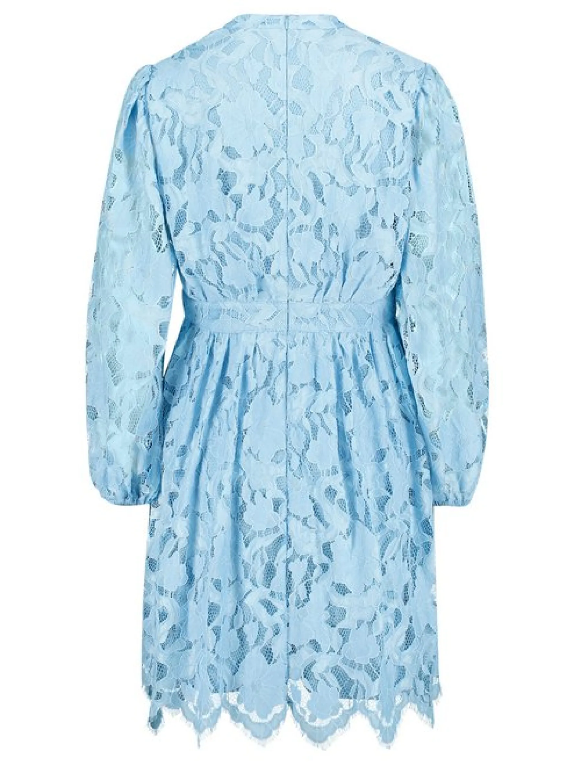 Vera Mont Damen Spitzenkleid in hellblau