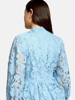 Vera Mont Damen Spitzenkleid in hellblau