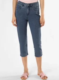 VG Damen Jeans in medium stone - Länge: verkürzt