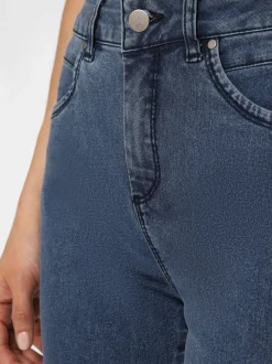 VG Damen Jeans in medium stone - Länge: verkürzt