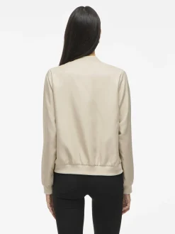 Vila Damen Jacke - Papaya in beige