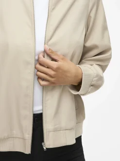 Vila Damen Jacke - Papaya in beige