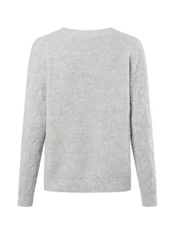 Vila Damen Pullover - VILAssia in hellgrau