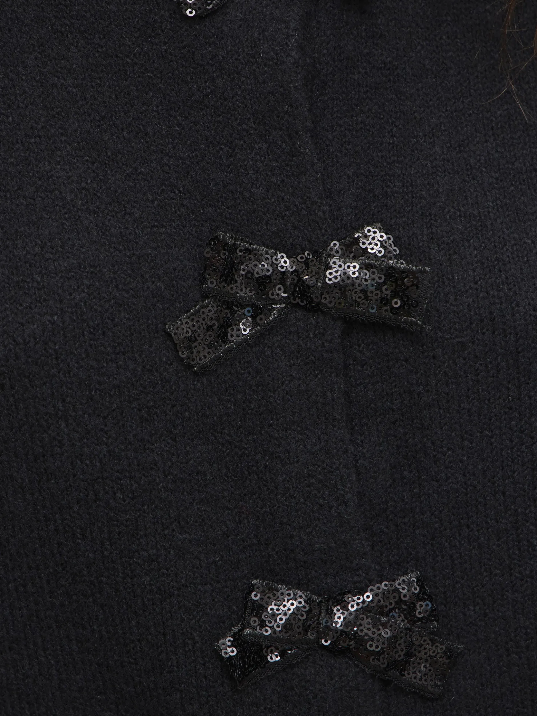Vila Damen Strickjacke - VIBrianna in schwarz