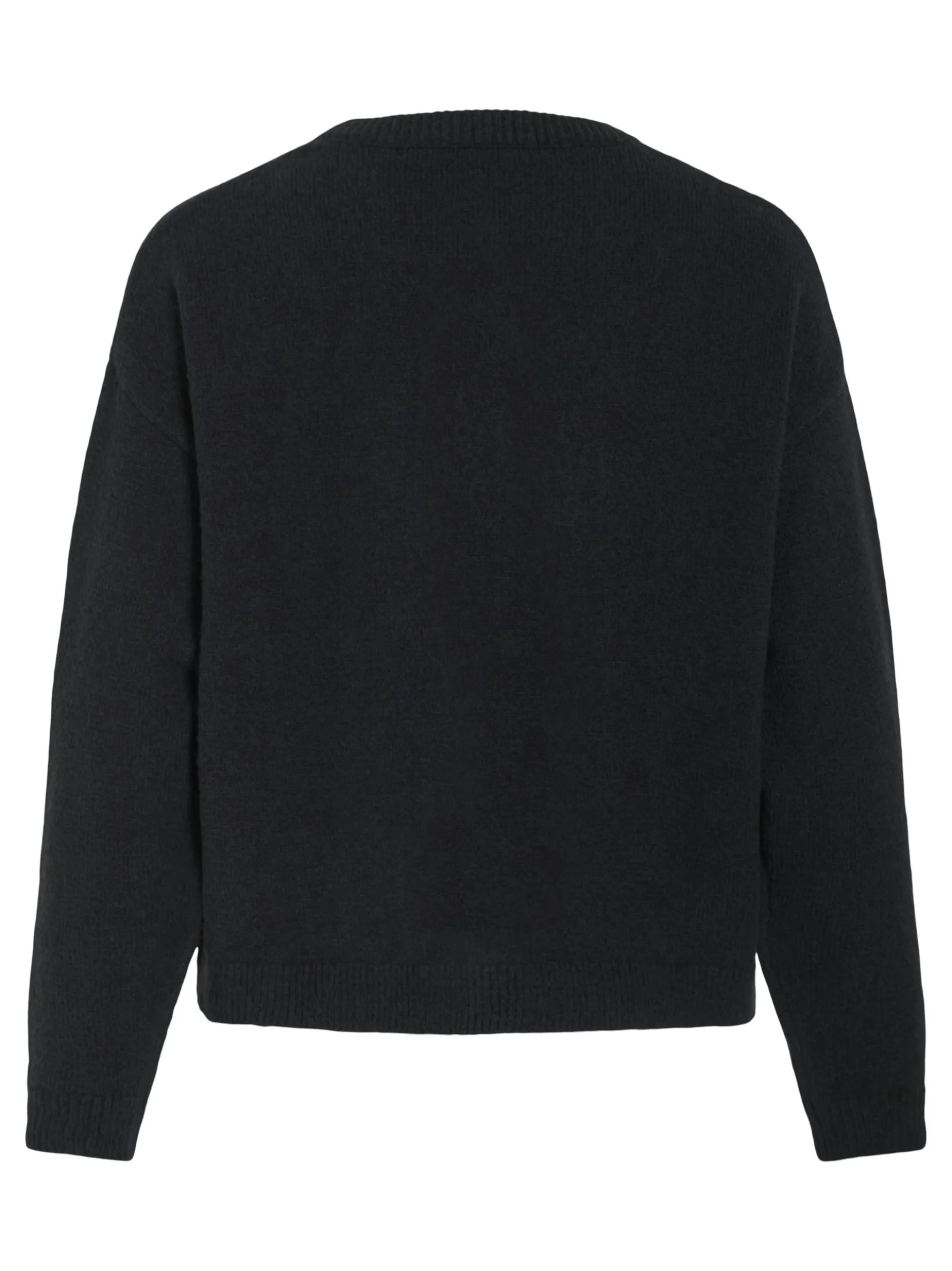 Vila Damen Strickjacke - VIBrianna in schwarz