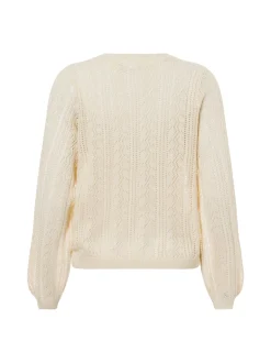 Vila Damen Strickpullover - Vipolana in beige