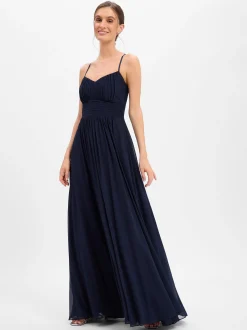 VM Damen Abendkleid in marine - Ausschnitt: V-Ausschnitt