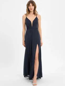 VM Damen Abendkleid in marine - Ärmel: ohne Arm