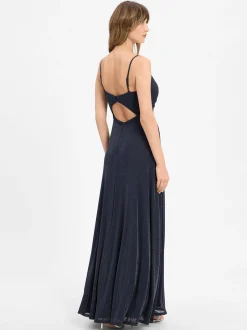 VM Damen Abendkleid in marine - Ärmel: ohne Arm
