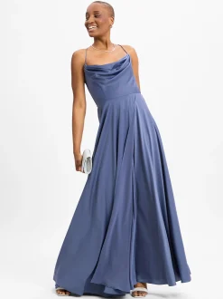 VM Damen Abendkleid in marine - Ärmel: ohne Arm