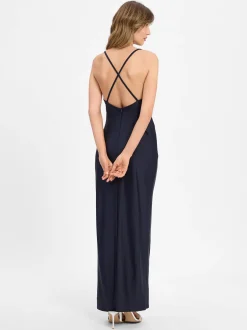 VM Damen Abendkleid - Noos in marine - Ärmel: ohne Arm