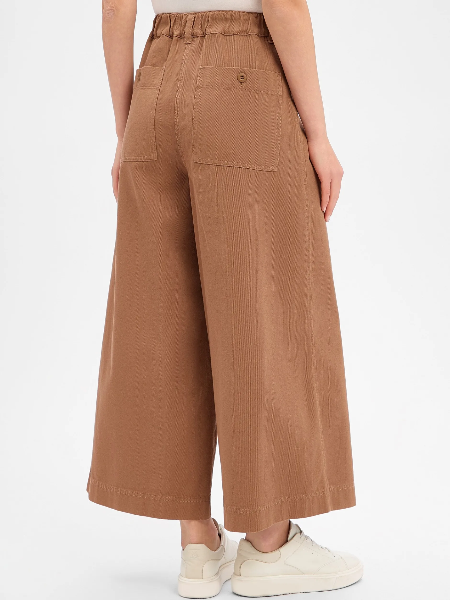 Weekend Max Mara Damen Hose in camel - Länge: verkürzt