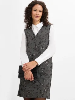 Weekend Max Mara Damen Kleid - Pesaro in anthrazit