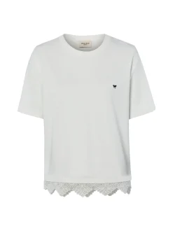 Weekend Max Mara Damen T-Shirt in ecru - Ärmel: kurzarm