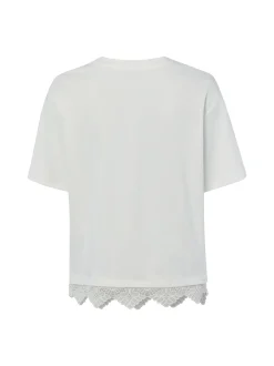 Weekend Max Mara Damen T-Shirt in ecru - Ärmel: kurzarm