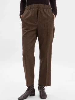 Weekend Max Mara Damen Wollhose - Hateley in mocca schwarz