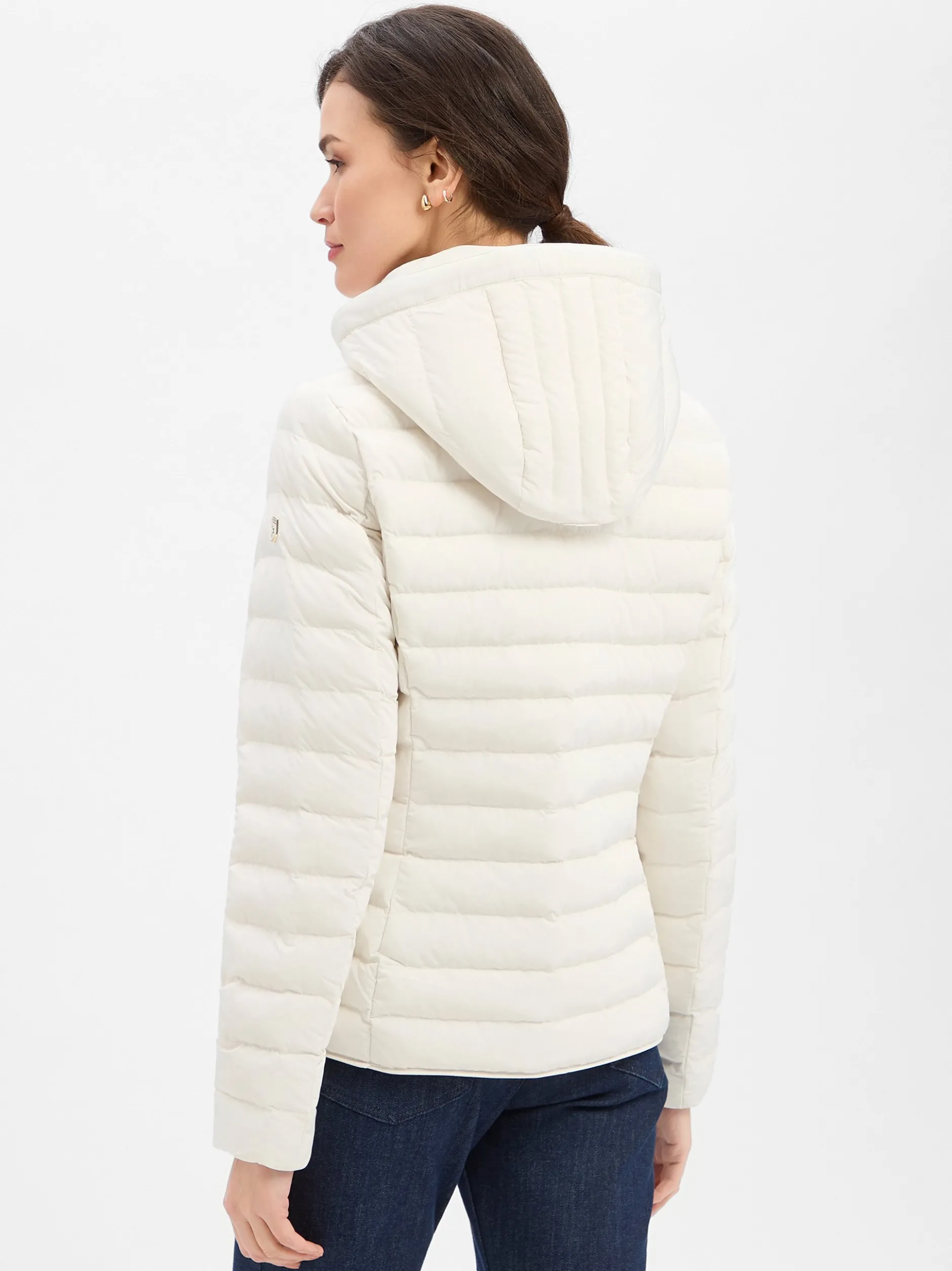 Wellensteyn Damen Steppjacke - Italy Hood in ecru