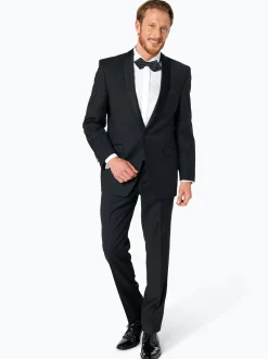 Wilvorst Herren Smoking-Sakko in schwarz