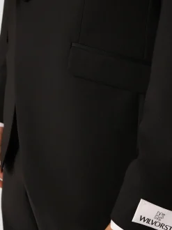 Wilvorst Herren Smoking-Sakko in schwarz