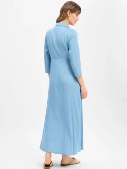 Y.A.S Damen Blusenkleid - YASSavanna in light stone