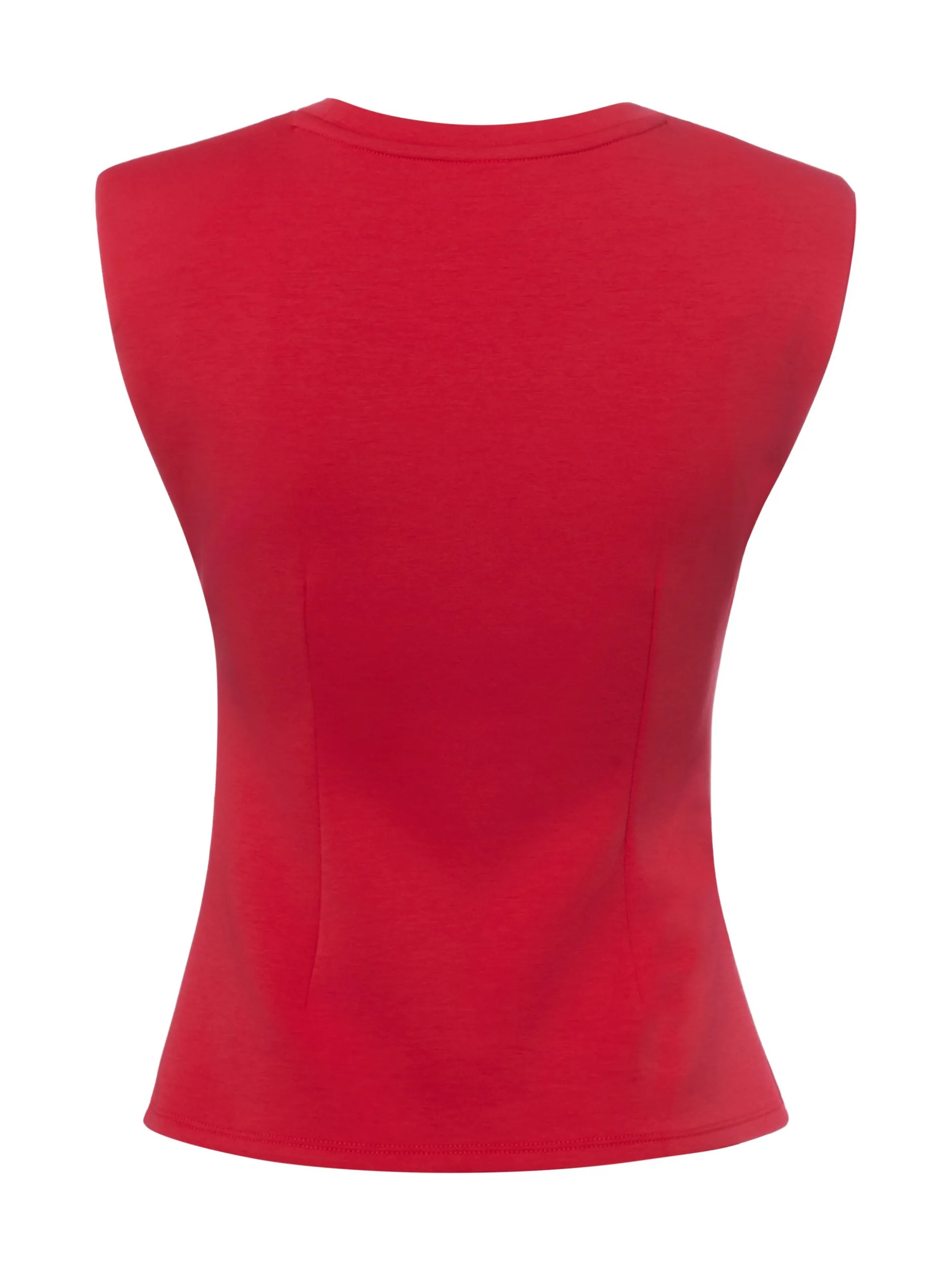 Y.A.S Damen Jersey-Top - YASPina in rot