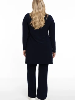 YOEK Damen Bluse in blau