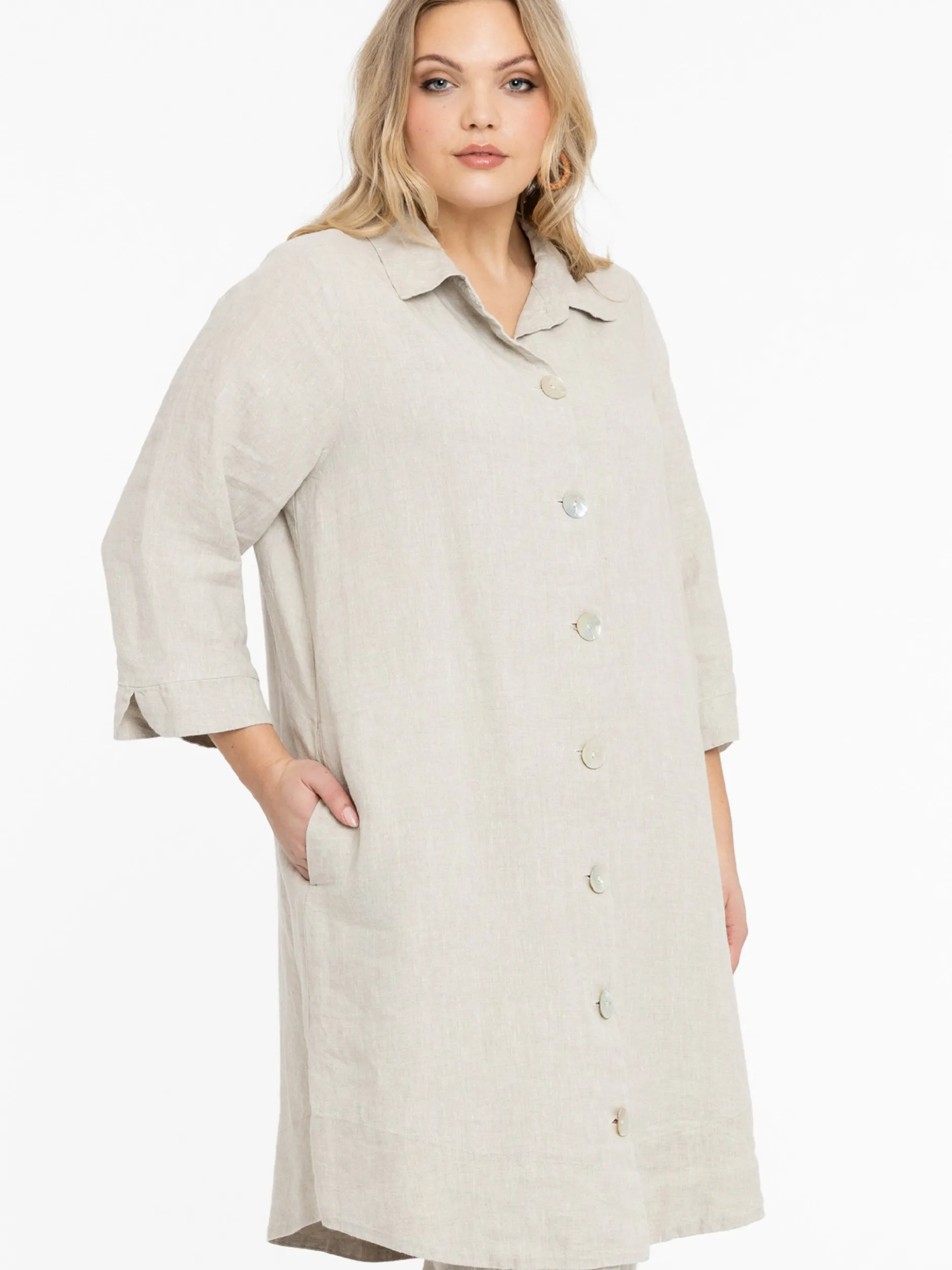 YOEK Damen Bluse in braun