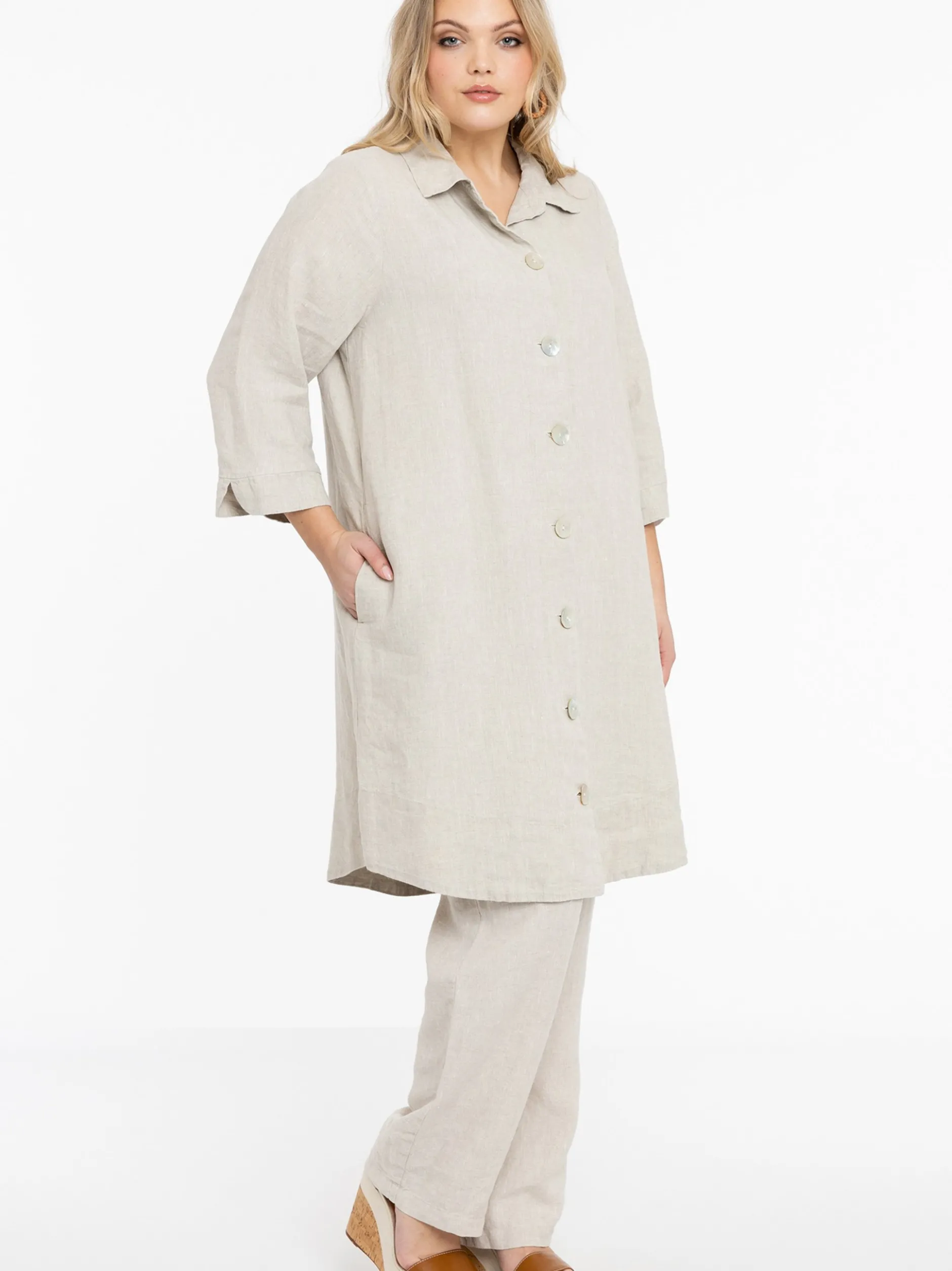 YOEK Damen Bluse in braun